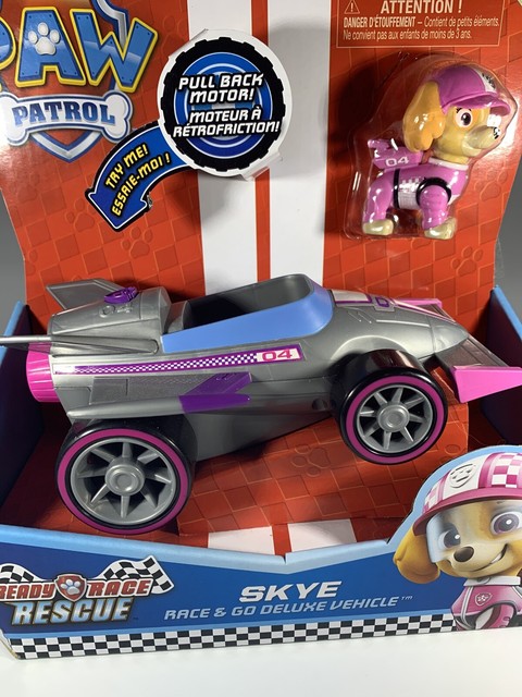 Nickelodeon Paw Patrol Skye Race /& Go Deluxe Vehicle 3 Spin Master Fast Ship C4 for sale online