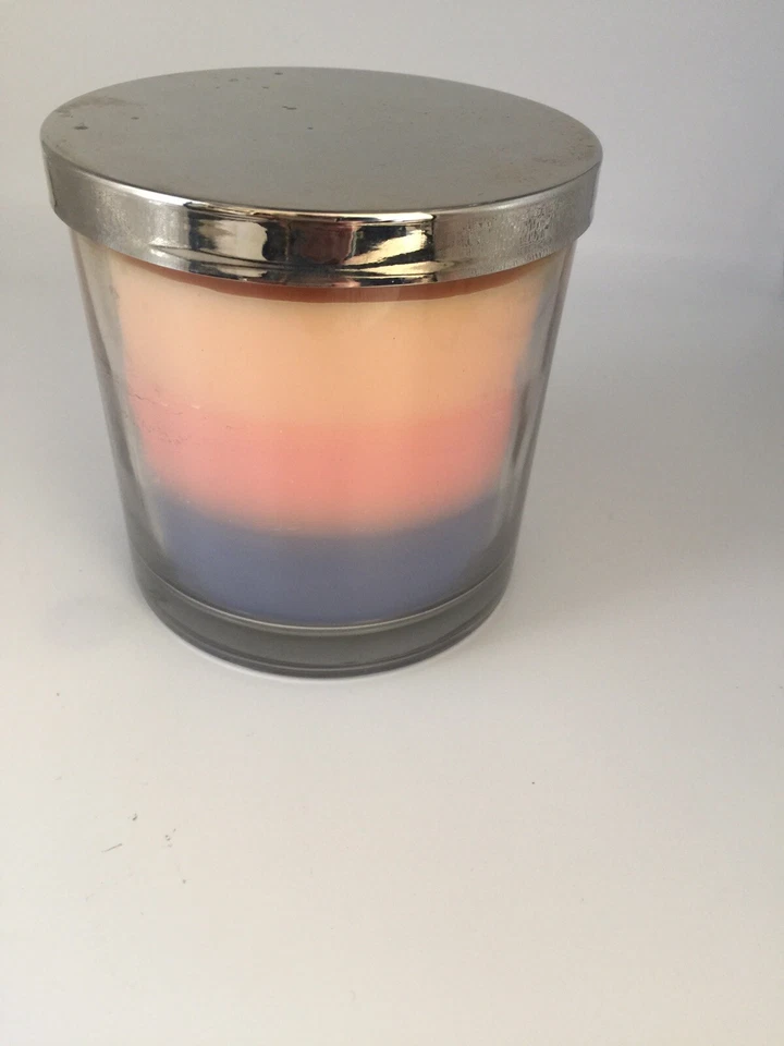 未使用蜡烛索诺玛海岸日落橙色,香草雪松木架子磨损 — 第 4/4 张图片