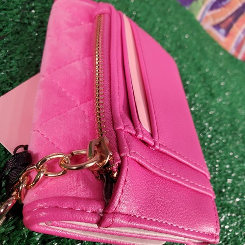 Cartera Juicy Couture Juicy Pink Royal Couture Doble Cara Triple NUEVA (D20) - Imagen 8 de 13