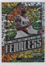 2022-23 Panini Prizm Fearless Fast Break Prizm Damian Lillard #17 11ba