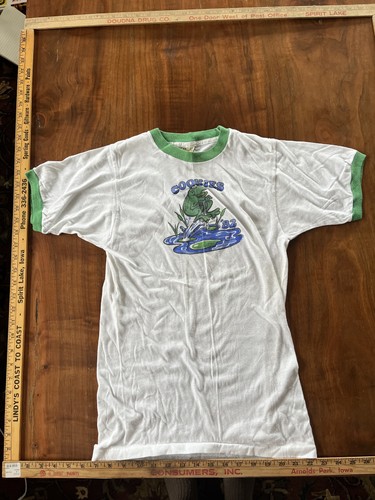 1982 vINTAGE Girl Scouts Cookie frog ringer tshirt
