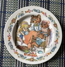 Vintage Oneida Deluxe Goldilocks and the Three Bears Melamine Children  s Plate