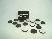 #15 Fifteen Self Adhesive Magnetic Dots Circles 13.5mm Dia. x 3.0mm” Thickness