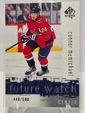 2020-21 SP AUTHENTIC CONNOR MCMICHAEL WSH CAPITALS FUTURE WATCH RETRO /500