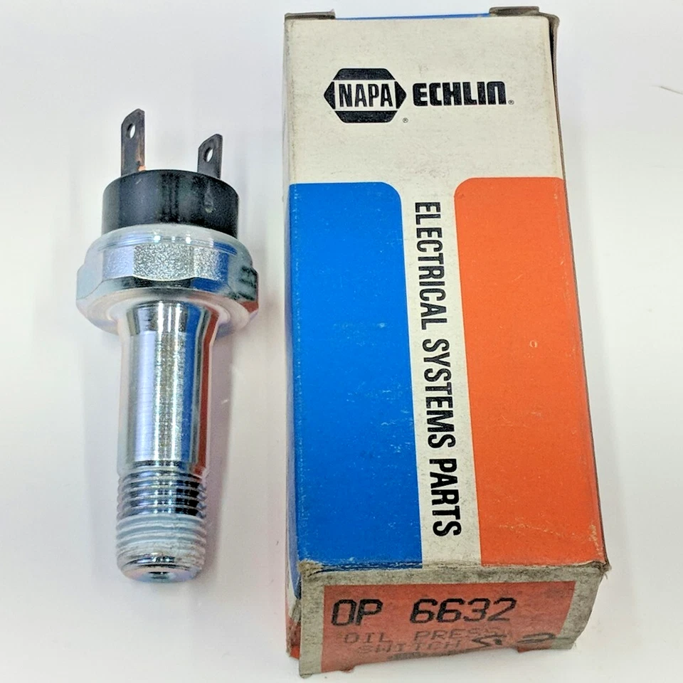 2 переключателя давления масла Napa Echlin OP6632 для El Camino C10 K5 на замену 1403435 - Изображение 2 из 4