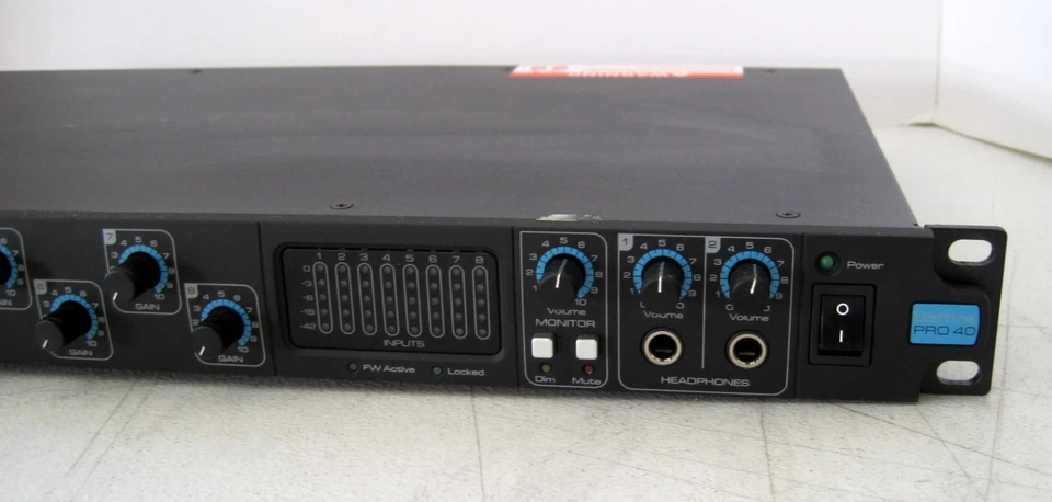 Focusrite Saffire Pro 40 Firewire Audio Interface Professional 20 In/Out - Image 3 of 4