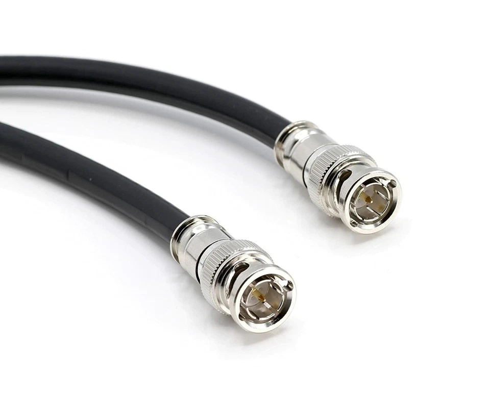HD SDI Cable - Black Coaxial BNC Male to Male 200ft - 75 Ohm 3Gbps - Image 2 of 4