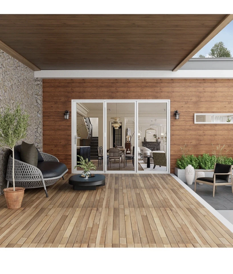 Puerta de patio de aluminio Ark Design 96 X 80 Foto 2 de 4