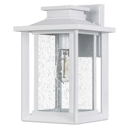 Wakefield 1-Light Outdoor Wall Mount in Matte White - Picture 2 of 7