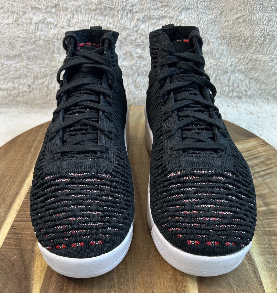 Jordan Flyknit Elevation 23 negro/negro-rojo universitario negro 2018 para hombre talla 10 Foto 4 de 4