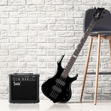 Glarry 39" Full Size Electric 4 String Bass Guitar Starter Kit With 20W AMP