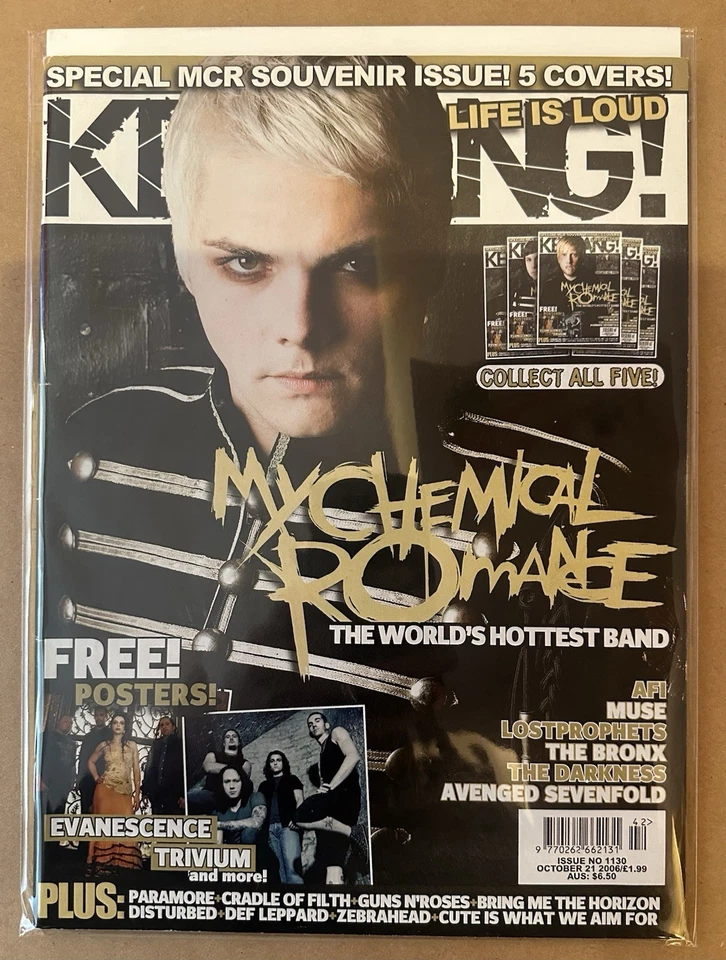 Kerrang 1130 My Chemical Romance Pair Gerard Way Ray Toro MCR The Black Parade - Image 2 of 3