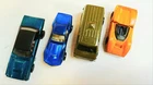 Lot of 4 Vintage Redline Hot Wheels Custom Corvette, Custom T Bird McClaren Van