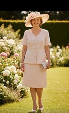 Ladies Summer Wedding Outfit Mother Of The Bride Co Ord Pink Size 14