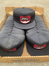 Vintage lot case 24 Snapback Trucker Hat Cap Patch mesh K Brand USA advertising