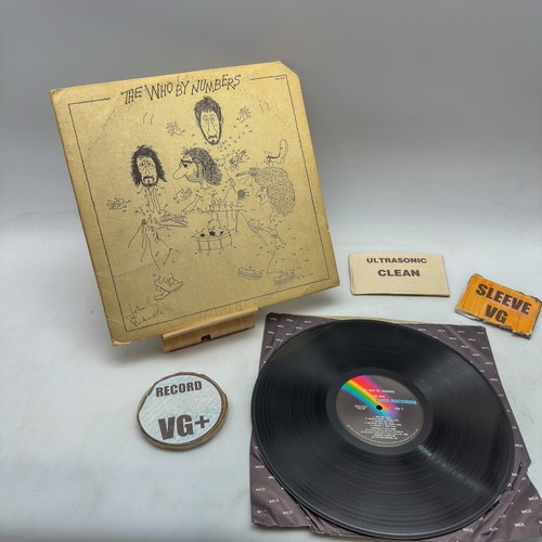 The Who- The Who By Numbers VG+/VG Ultrasonic Clean 1975 Pinckneyville P