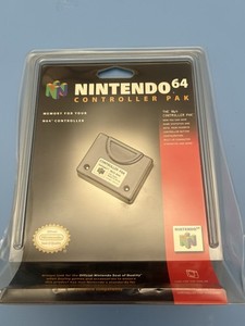 Nintendo 64 NUS-004 Controller Pak Sealed New In Package