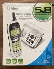 Uniden EXAI 8580 Cordless Digital Answering System w/ Handset Speakerphone 