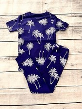 New Carter's Boys Summer Palms Pajama Set Short sleeve  Pants Size 6