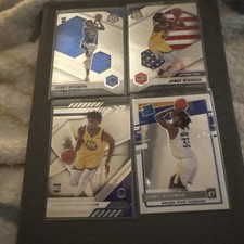 4) James Wiseman Rookie Cards + National Pride Mosaic. All Reflective Chrome.