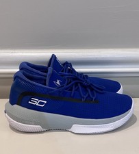 Under Armour Shoes Youth Boys Size 6 Steph Curry 3 Zero Sneaker 3022117-400 Blue