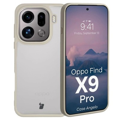 Handyhülle für Oppo Find X9 Pro Bizon Case Cover Schutzhülle Etui Hülle Beige