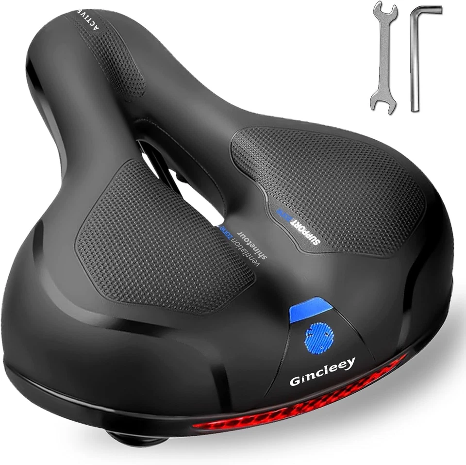 Asiento de bicicleta de espuma viscoelástica con ventilación mejorada - Mejora tu experiencia de conducción Foto 3 de 4