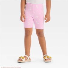 Toddler Girls' Floral Bike Shorts - Cat  Jack Light Purple 4T SEE DEAL  