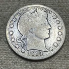 1913 Barber Quarter Key Date