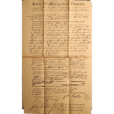 1819 MAINE Constitutional Convention Delegate...