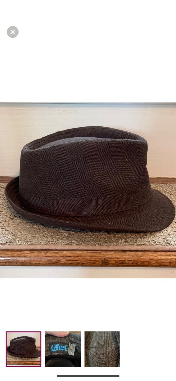 Anome Classic Wool Felt Fedora Hat-image