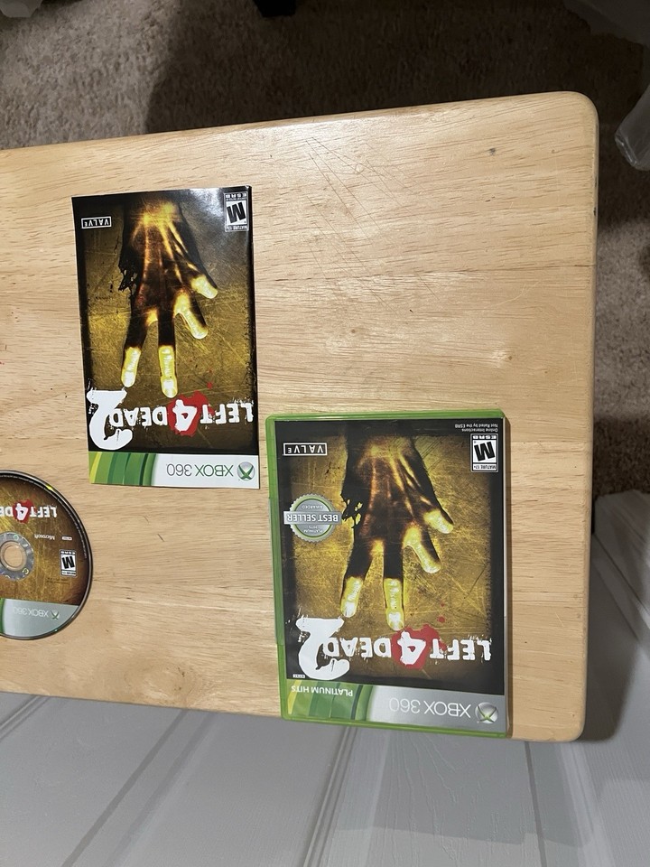 Left 4 Dead 2 Microsoft Xbox 360. Clean Condition Overall Disc Case And