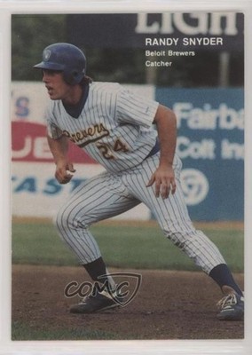 1990 Best Minor League Randall Snyder Randy Snyder #215 0j7v
