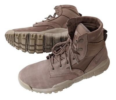 Nike SFB Field 6 Inch Leather Boot Mens US 12 Gray Dark Mushroom 862507-201