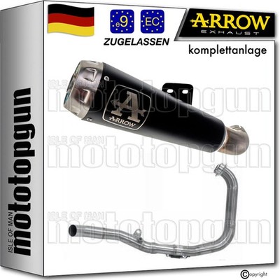 ARROW KOMPLETTANLAGE OP PRO-RACE NICHROM SCHWARZ YAMAHA YZF R3 2021 21 2022 22