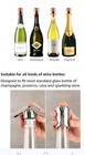 Bellfor Stainless Steel Champagne/Wine Stopper 2 Pack.Rosegold — photo 5