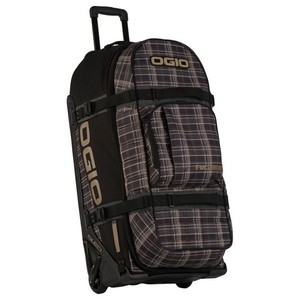 OGIO RIG 9800 GEAR BAG DUFFLE ROLLING TRAVEL BAG PLAIDLEY 801000.15