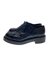 CHANEL Coco Mark Enamel Trim Dress Shoes EU38 US7.5 Black