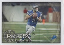 2014 Topps Fantasy Focus Matthew Stafford #MS 3c9