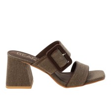 BEACH by Matisse Lucy Block Heels Womens Brown Casual Sandals LUCY-233
