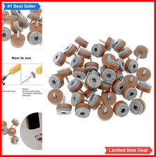 Screw-On Furniture Felt Pads 40 Pack Chair Glides 0.8 Inch Hardwood Floor