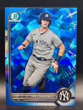 2022 Bowman Chrome Sapphire Trey Sweeney Card #BCP-214 - New York Yankees 