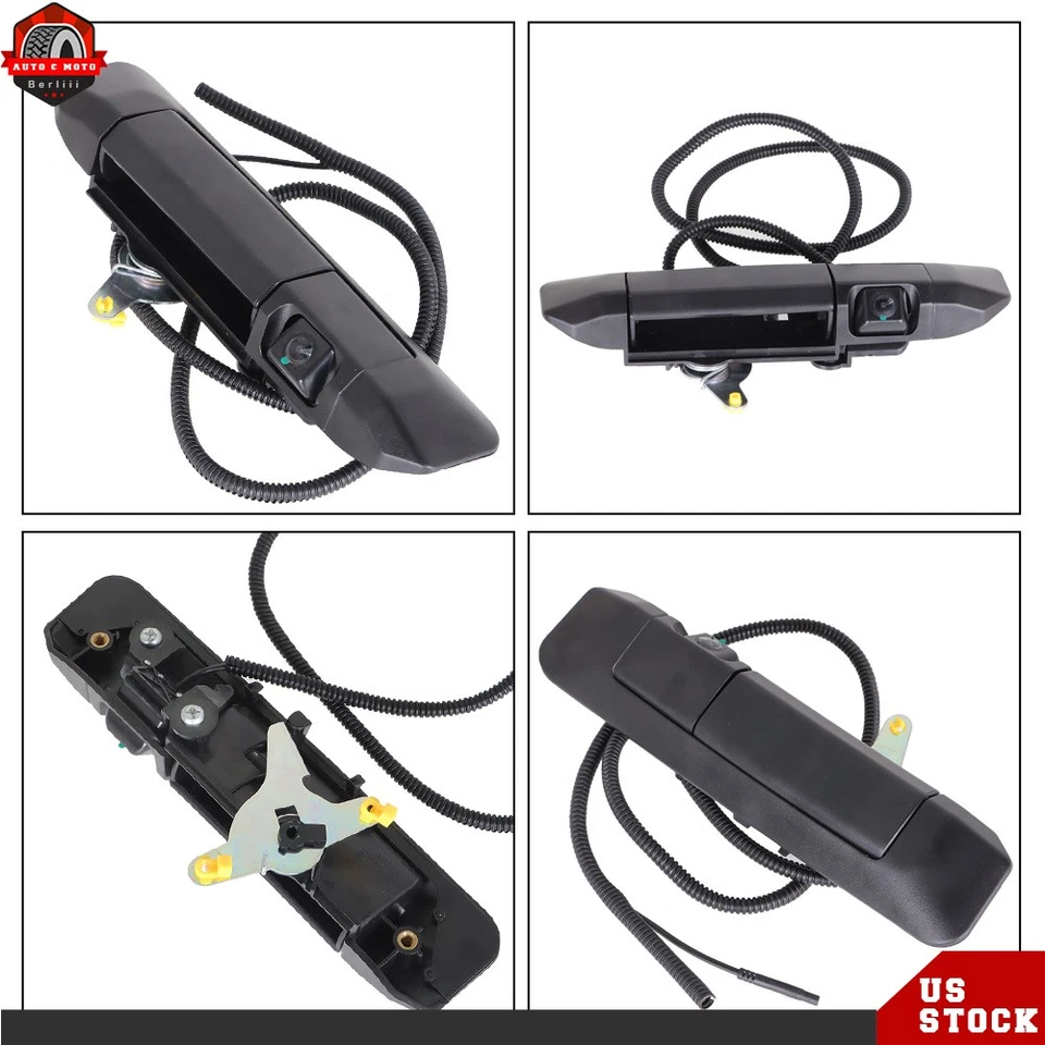 Kit de manija de puerta trasera y cámara de reversa negro para Toyota Tacoma 2005 2006-2014 Foto 4 de 4