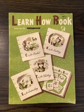 Vintage Learn How Book No 170 Crochet Knitting Tatting Embroidery 1941