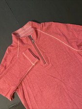 Tommy Bahama Flip Breaker Half Zip Reversible Pullover Red Sail Mens Sz L NWOT