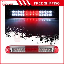 LED 3rd Brake Light Cargo Lamp For 02-04 Chevy Silverado 1500HD 2500HD Red Lens