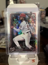 2025 Topps Update Series - Rookie Debut James Wood #US218 Sandglitter (RC)
