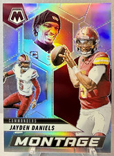 2025 Panini Mosaic Jayden Daniels Montage Holo #3 Commanders MINT