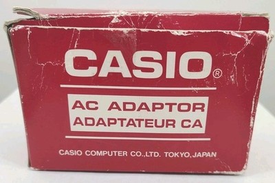 Casio Keyboard AC Adapter AD-K64 Input AC120V 14W Output 6V  750mA DateCode 0007