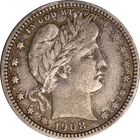 1908-D Barber Quarter